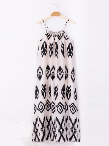 Womens Maxi Summer A-Shape Sleeveless Long Dress Adjustable Straps Summer Dresses 2024 in Saudi Arabia