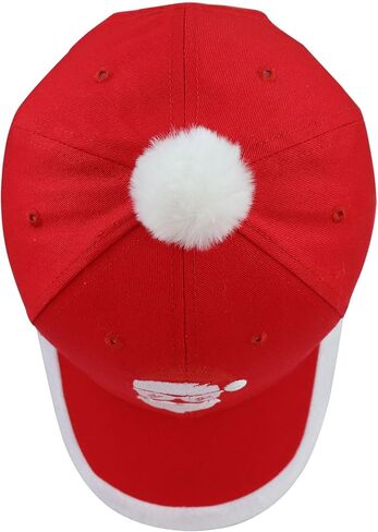 قبعات عيد الميلاد للرجال والنساء، قبعة بيسبول سانتا المطرزة المضحكة القابلة للتعديل in Kuwait