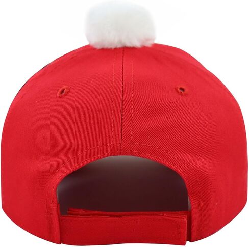 قبعات عيد الميلاد للرجال والنساء، قبعة بيسبول سانتا المطرزة المضحكة القابلة للتعديل in Kuwait