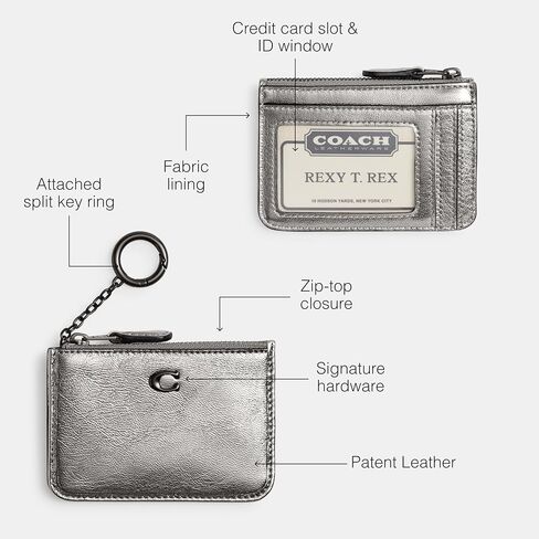 COACH Women's Essential Card CASE, V5/Anthracite in Kuwait