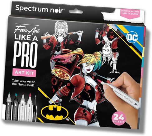 Spectrum Noir Pro Fan Art Set - 24 Piece - Batman in Kuwait