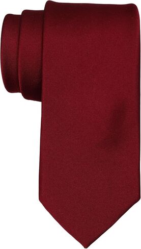Brooks Brothers Slim Red Satin Solid Luxury Tie in Saudi Arabia