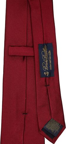 Brooks Brothers Slim Red Satin Solid Luxury Tie in Saudi Arabia