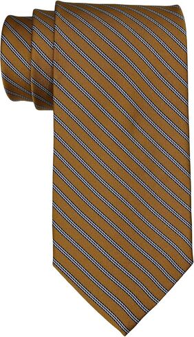 Brooks Brothers Irregular Satin Yellow Striped Tie in Saudi Arabia