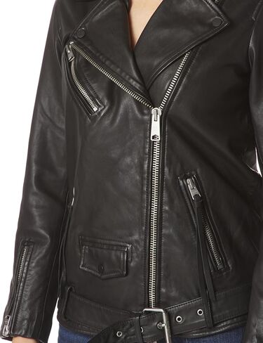 AllSaints Women's Billie Relaxed Fit Leather Biker Jacket in Saudi Arabia