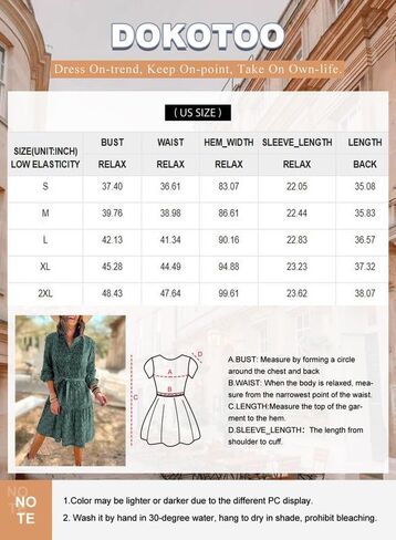 Dokotoo Womens Floral Boho Dress 2024 Casual Crewneck Button Long Sleeve Empire Waist Belted Flowy Mini Dress in Saudi Arabia