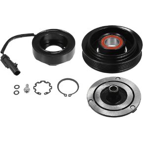 X AUTOHAUX 1 Set AC Compressor Clutch Replacement Fit for Jeep Cherokee Wrangler Tj 2006
