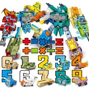 عدد الروبوتات تحويل ألعاب الشكل العملي، ألعاب أرقام الروبوتات، مكافآت الفصول المدرسية، جوائز الكرنفال، ألعاب الرياضيات التعليمية لمرحلة ما قبل المدرسة للأطفال الأولاد والبنات in Kuwait