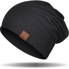 Beanie Cotton Soft and Skin Friendly Unisex Beanie Hat Beanies Hats Men Slouchy Beanie Hats for Women