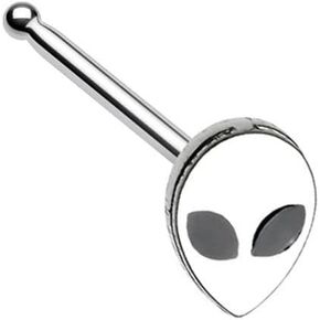 Covet Jewelry Alien Head Nose Stud Ring
