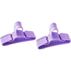 24 شماعة لافندر متينة من MyBrittany - تناسب ملابس الدمى مقاس 18 بوصة in Kuwait