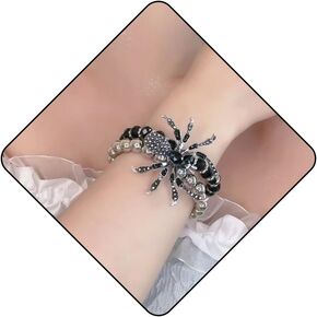 Halloween Bracelet for Women Spider Bracelet Halloween Beaded Bracelets Halloween Jewelry
