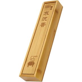 COHEALI 1pc Incense Stick Empty Bamboo Storage Box Incense Holder Incense Storage Box Incense Stick Holder