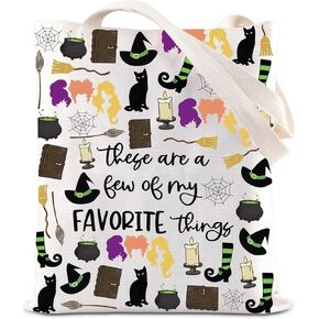 ENSIANTH Hocus Pocus Inspired Gift Sanderson Sisters Tote Bag Spooky Gifts Zero Amucks Given Gift Witch Sisters Handbag