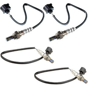 Set of 4 Upstream and Downstream O2 Oxygen Sensor Replacement for Jeep Wrangler JK Series 2007-2009 V6 3.8L Only