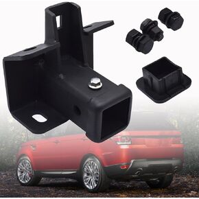 Towing Trailer Hitch Receiver Black Alloy Steel Replacement for 2006 2007 2008 2009 2010 2011 2012 2013 2014 2015 Range Rover Sport LR3 LR4