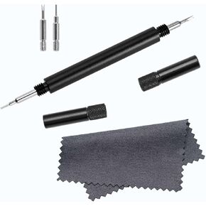 BISONSTRAP Watch Band Spring Bars Tool Kit, Watch Link Removal and Band Replacement Tool, Pin Installation, Polishing Cloth