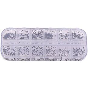 FTVOGUE 1.4-2.8mm 12 Sizes Rubber Rings Watches Gaskets Tiny Crown-O- Box Set for Waterproof Seal