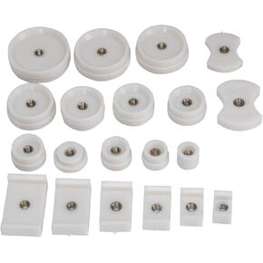 20 Pcs Watch Case Press, Professional Cage Tools Back Case Press, Capping Machine Accessories Back Case Press Dies, Watch Press Die Kit for Watch Repairing Case Closing