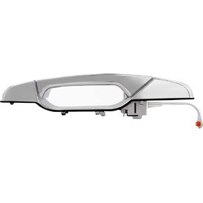 BOXI Exterior Chrome Door Handle Rear Left Driver Side Fits for 2007-2013 Chevy Avalanche Silverado Suburban Tahoe Sierra Yukon Escalade 15915619 22738725 15915659 25960521 80105