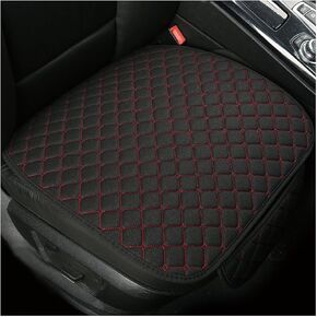 Car Seat Bottom Cover Pad, Breathable Auto Front Seat Protector with Storage Pocket, Comfortable Seat Bottom Cushion Mat for Most Vehicle, Universal Interior Car Accessories (Gray)