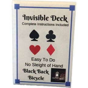 Invisible Deck Plus 25 Tricks; Become A Expert Magician Today