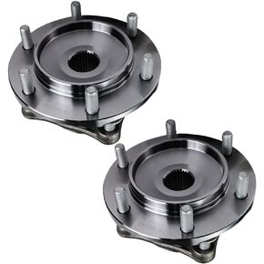 Autoround [4WD/4x4] Front Wheel Bearing and Hub Assembly Compatible with 05-21 Toyota Tacoma/03-21 4Runner/07-14 FJ Cruiser, 03-09 Lexus GX470/10-21 GX460 6 Lug Pair