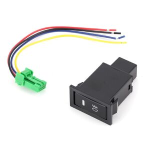 Fog Lamp Push Button Switch 4‑Pole Controller Fit for Land Cruiser 100 75 76 78 79 Series Button Fog Lamp Switch