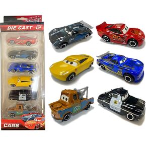 Flmenunu Movie Car Toy 1:55 The King& Chick Hicks & Mack Truck Uncle Diecast Vehicle Toys Set