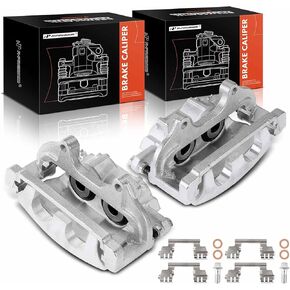 A-Premium Disc Brake Caliper Assembly with Bracket Compatible with Dodge Charger 2006-2011, Challenger 2009-2011, Magnum 2005-2008 & Chrysler 300 2005-2011, 3.5L 5.7L - Front Driver & Passenger, 2Pcs