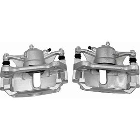 19B7286 19B7287 2PCS Front Brake Calipers with Bracket for Volkswagen Golf 2015-2021 for Volkswagen Golf SportWagen 2015-2019 for Volkswagen Jetta 2019-2021 1.4L