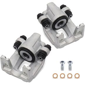 2PCS Rear Disc Brake Caliper Assembly w/o Bracket Compatible for 2001-2010 Ford Explorer / 2003-2006 Jeep TJ Wrangler / 2001-2010 Mercury Mountaineer 18-4755 18-4754