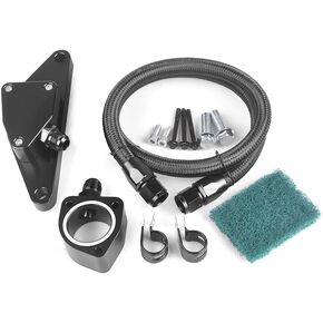 Coolant Bypass Kit Suitable For 2007.5-2018 Dodge Ram for 6.7L Cummins Diesel Engines with Nylon Braided Hose Perfectly