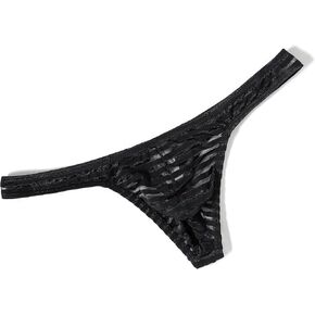 MuscleMate Men's Striped Thong G-String Underwear, Men's Striped Thong G-String Underwear, Breathable and All-day Comfort.