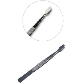 Silver Stainless Steel Stamp Tweezers Tongs With Flat Tips For Philately Stamps Collector Craft Hobby Hand Tools Stamp Tweezers Philately Stamps Collector, Industrial Tweezers, Hand Tools in Kuwait