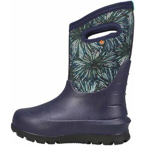 BOGS Unisex-Child Neo-Classic Firework Floral (Toddler/Little Big Kid) Rain Boot