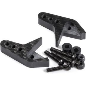 Single/Dual Carbon Rear Upper Link Riser for RC Crawler Axial 1/10 Capra F9 Portal Axle Anti Squat Upgrade Parts (Single Riser)