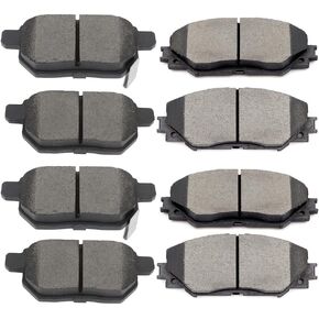 D1210 D1354 Ceramic Brakes Pads Set fit For 2009-2010 For Pontiac Vibe,2008-2015 For Scion xB,2009-2011 2014-2019 For Toyota Corolla,2009-2013 For Toyota Matrix