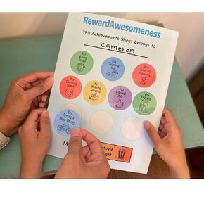 A Fun Reward System for Kids at Home - Sticker Chart - Reward Chart - Behavior Chart - Chore Chart - Incentive Chart - Positive Reinforcement for Kids