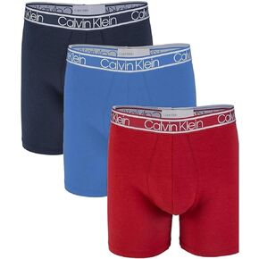 Calvin Klein Men's The Ultimate Comfort Viscose Boxer Briefs 3 Pack (Red(NP2262-469)/B_O, Medium) in Saudi Arabia