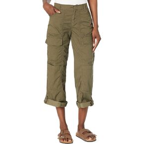 Sanctuary Cali Cargo Pants for Women - Cotton-Blend Fabrication - Pull-on Construction - Micro Twill