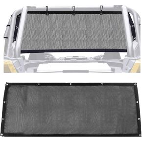 UTV Sunshade Mesh, Nylon Rear Window UV Protection Net Replacement for Polaris RZR PRO XP 2020-2023