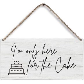 huester Ring Bearer Sign, Wedding Signs Wood Plaque Sign, Funny Wedding Decor, Wedding Ceremony Sign, Don’t Worry Ladies I’m Still Single Wall Hanging Decor, 12x6 inches Wall Pediments