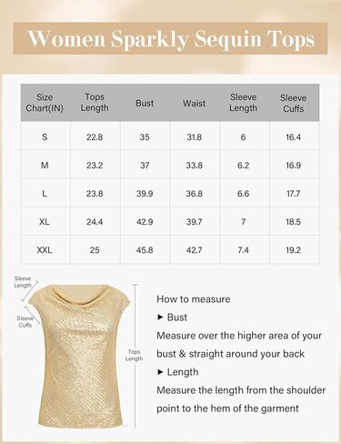 Sequin Tops for Women Cowl Neck Cap Sleeve Sparkly Top Glitter Evening Cocktail Blouse Club Party Shirt in Saudi Arabia