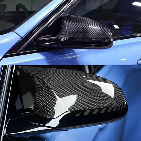 زوج واحد من غطاء المرآة الخلفية من ألياف الكربون متوافق مع M3 F80 2014-2020 / M4 F82 2014-2020. (اليسار واليمين) in Kuwait
