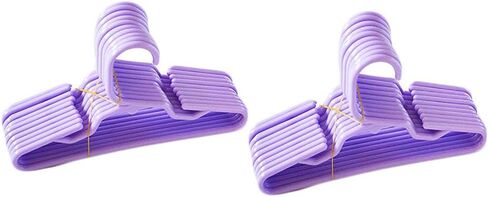 24 شماعة لافندر متينة من MyBrittany - تناسب ملابس الدمى مقاس 18 بوصة in Kuwait