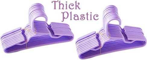 24 شماعة لافندر متينة من MyBrittany - تناسب ملابس الدمى مقاس 18 بوصة in Kuwait