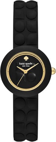 Kate Spade New York Women's Mini Park Row Black Silicone Band Watch in Saudi Arabia