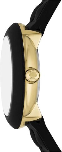 Kate Spade New York Women's Mini Park Row Black Silicone Band Watch in Saudi Arabia