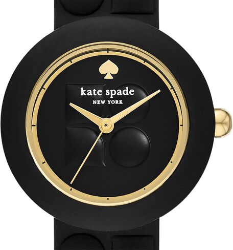 Kate Spade New York Women's Mini Park Row Black Silicone Band Watch in Saudi Arabia